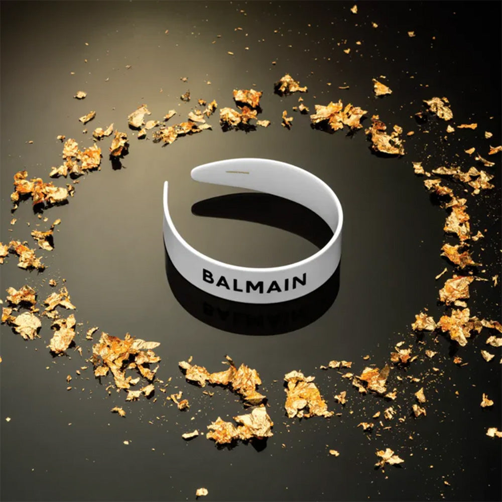 BALMAIN Legacy Cellulose Acetate Headband White