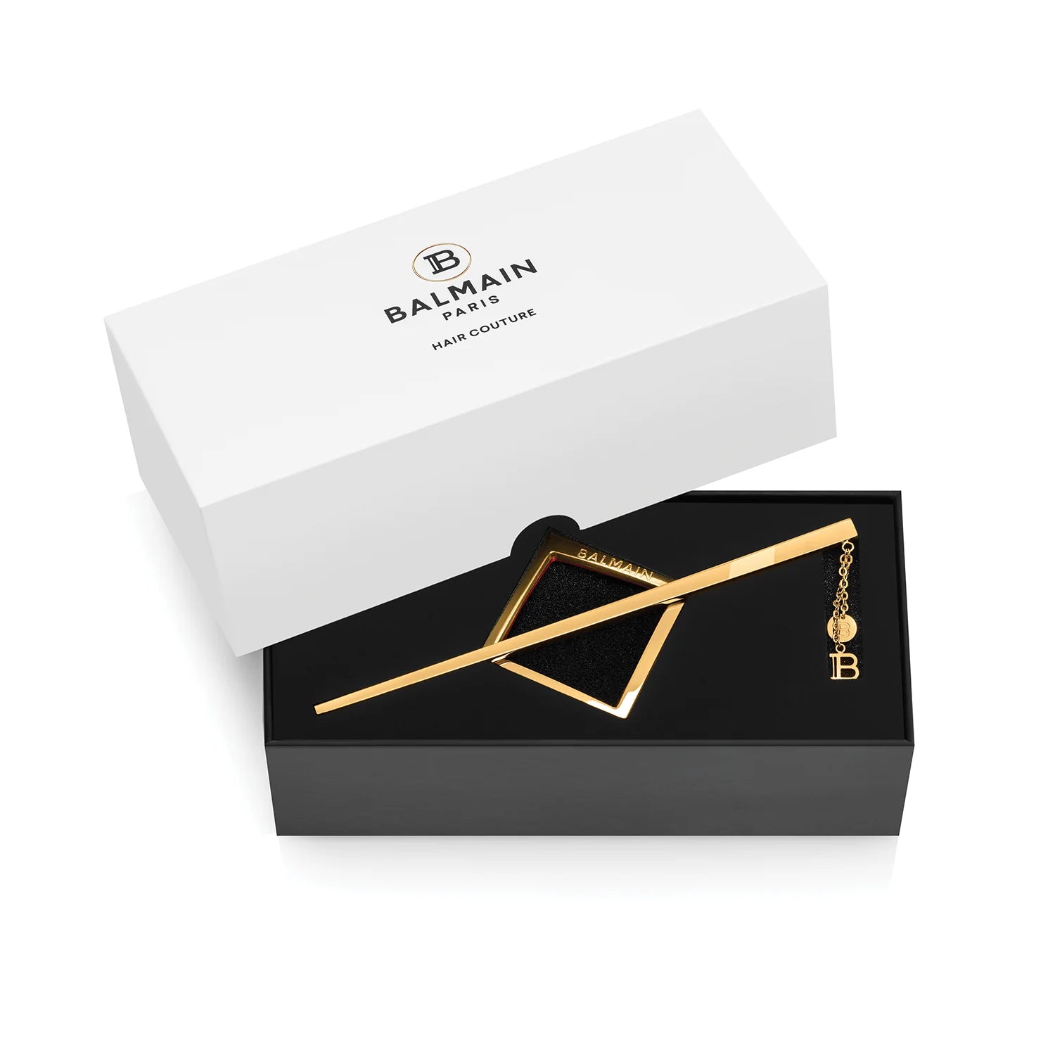 Balmain Gold Barrette and Pin With Jewellery