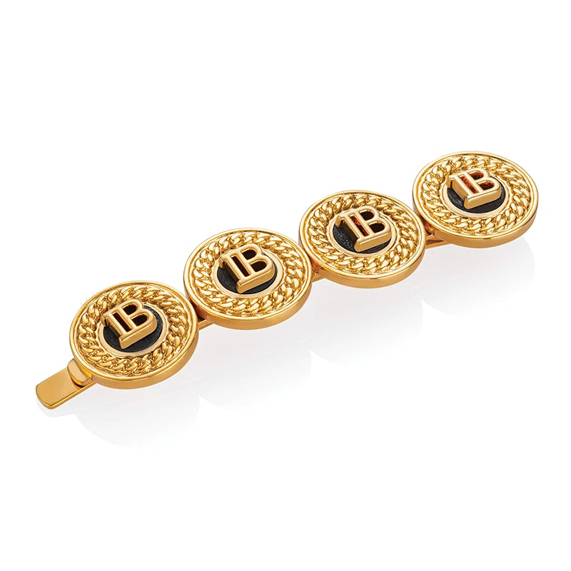 Balmain Limited Edition Golden Button Slide