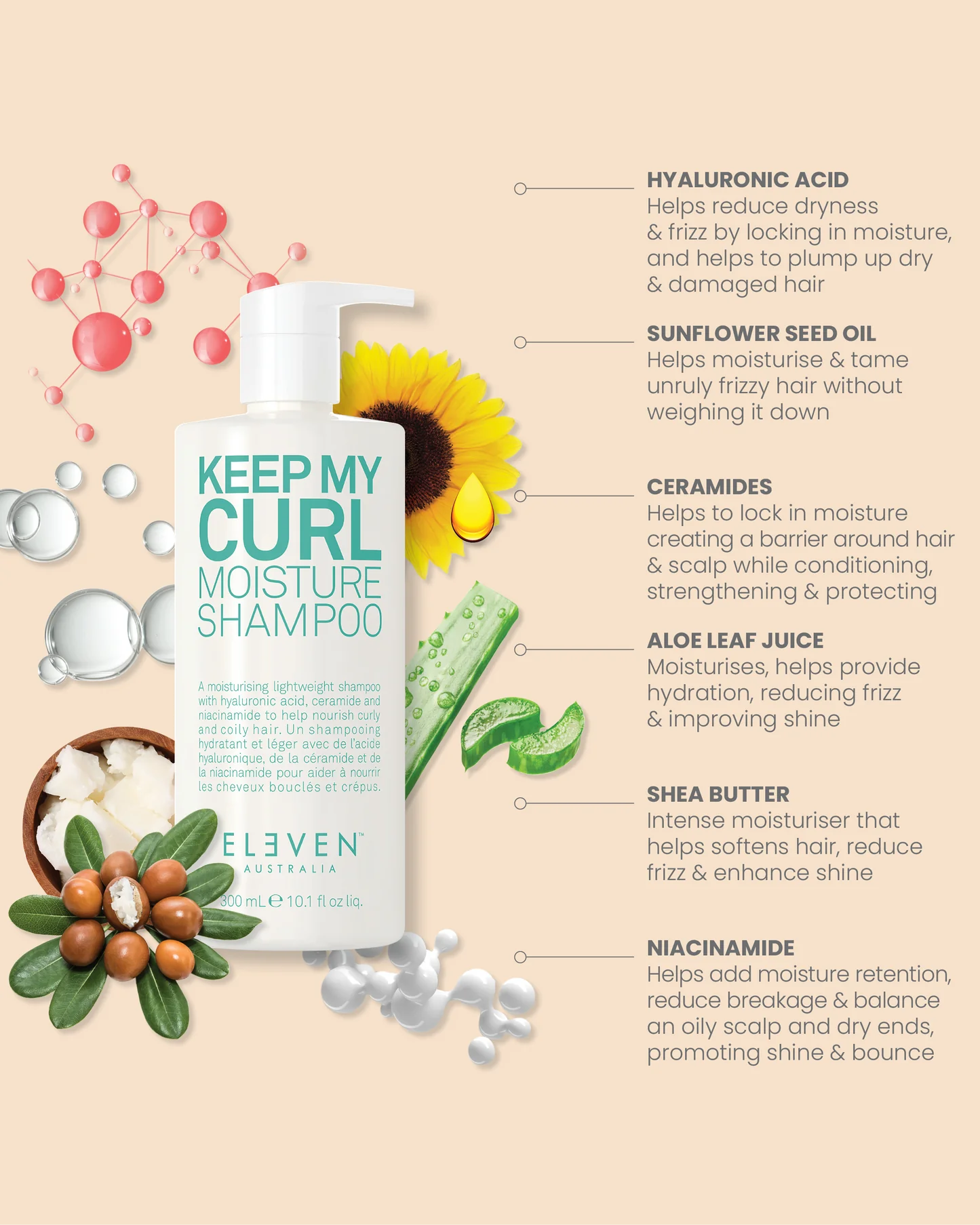 ELEVEN Keep My Curl Moisture Shampoo