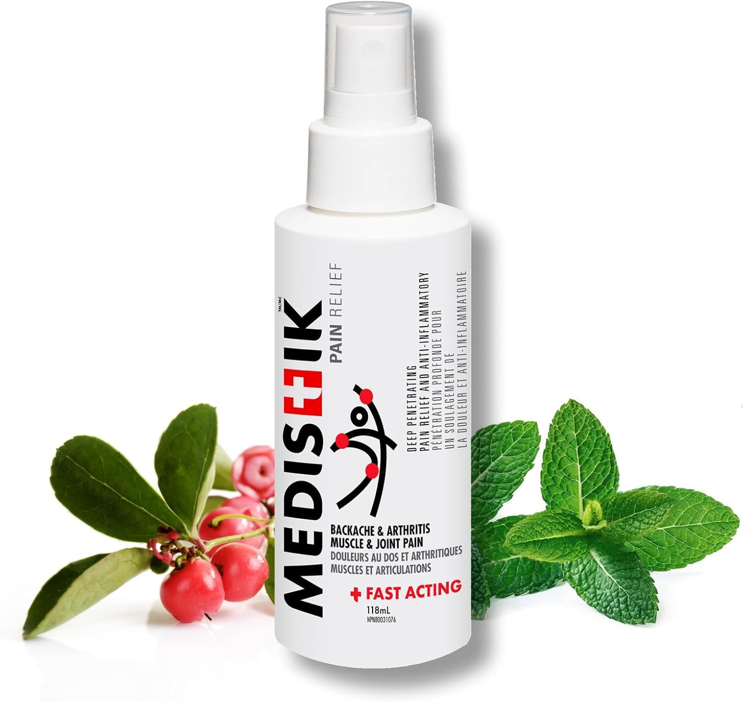 MEDISTIK Fast Acting Pain Relief Spray 118ml