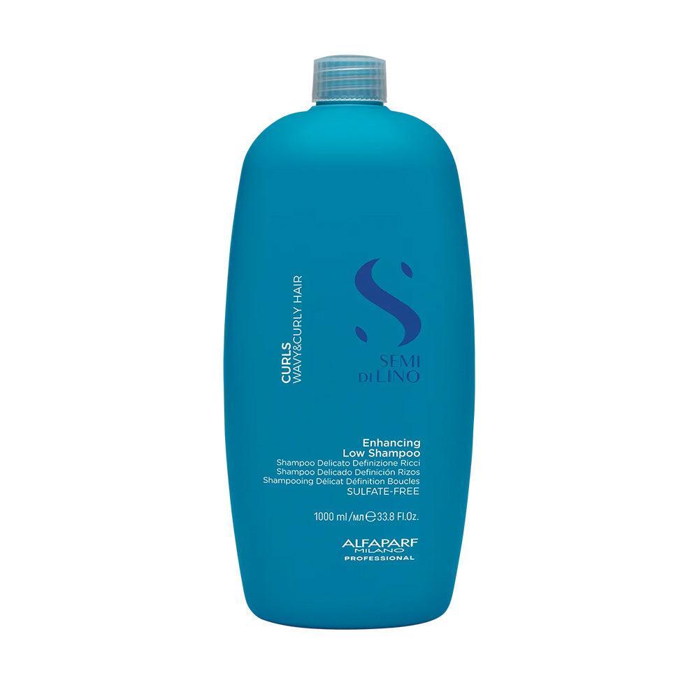 ALFAPARF SEMI DI LINO Curl Enhancing Low Shampoo (1000ml) - TBBS