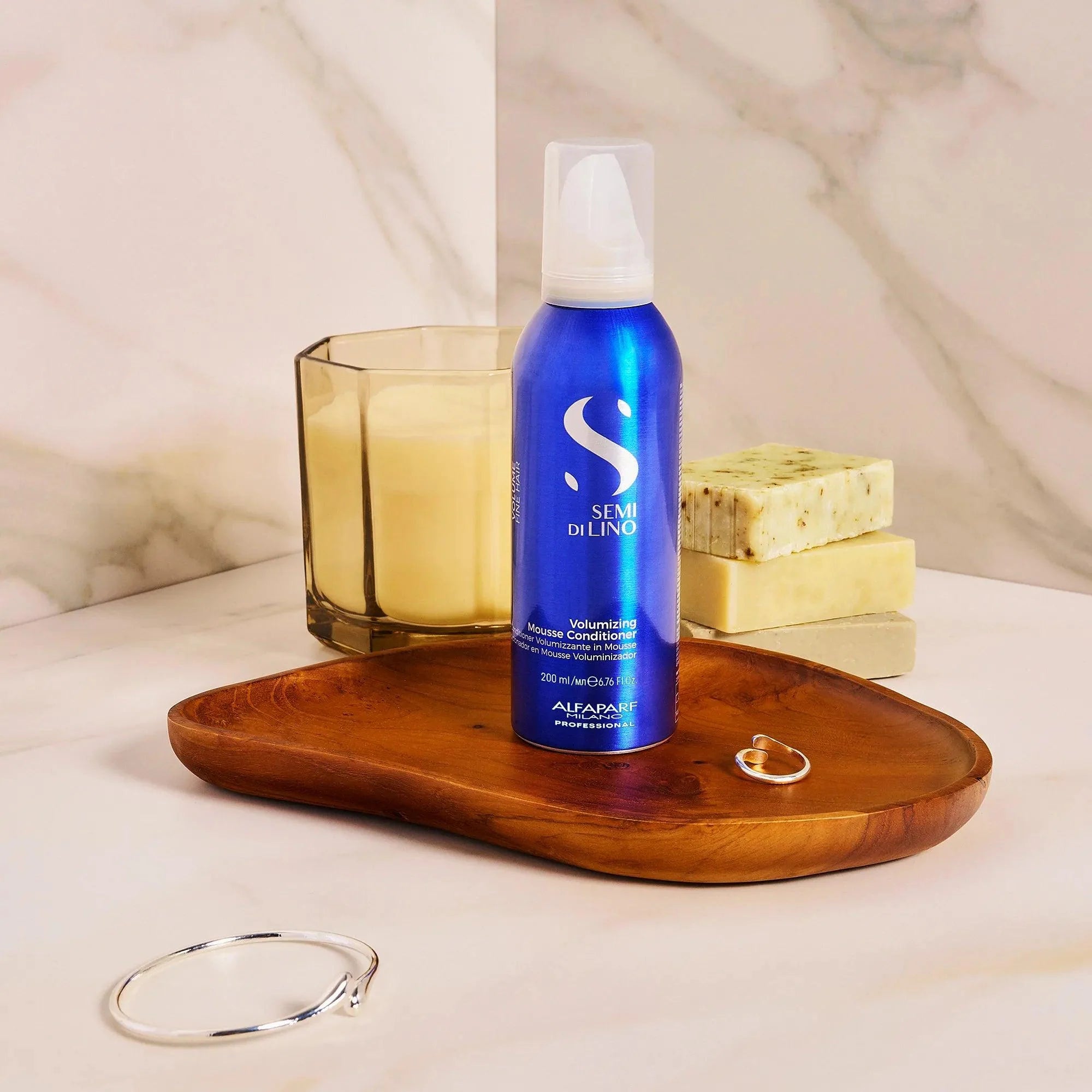 ALFAPARF SEMI DI LINO Volumizing Mousse Conditioner (200ml) - TBBS