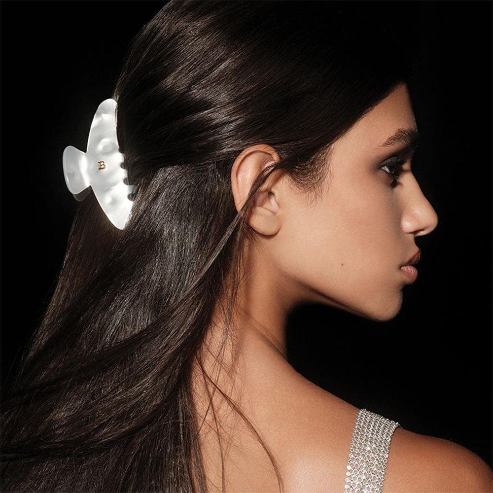 BALMAIN Pince a Cheveux Medium Pearl - TBBS
