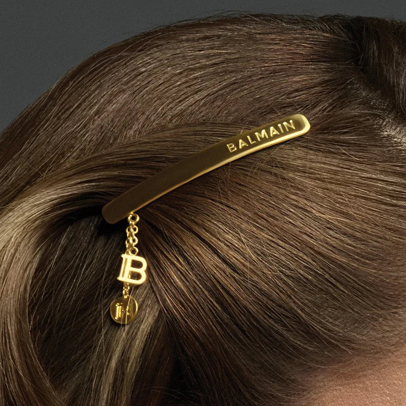 Balmain 18K Hair Slide With Jewellery