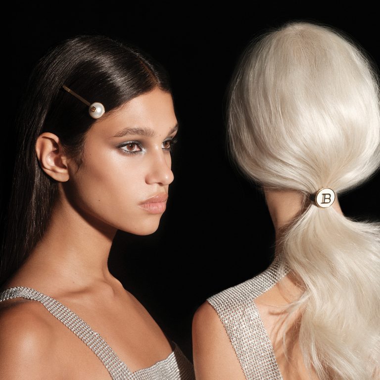 Balmain Anniversary Gold & Pearl Hair Slide