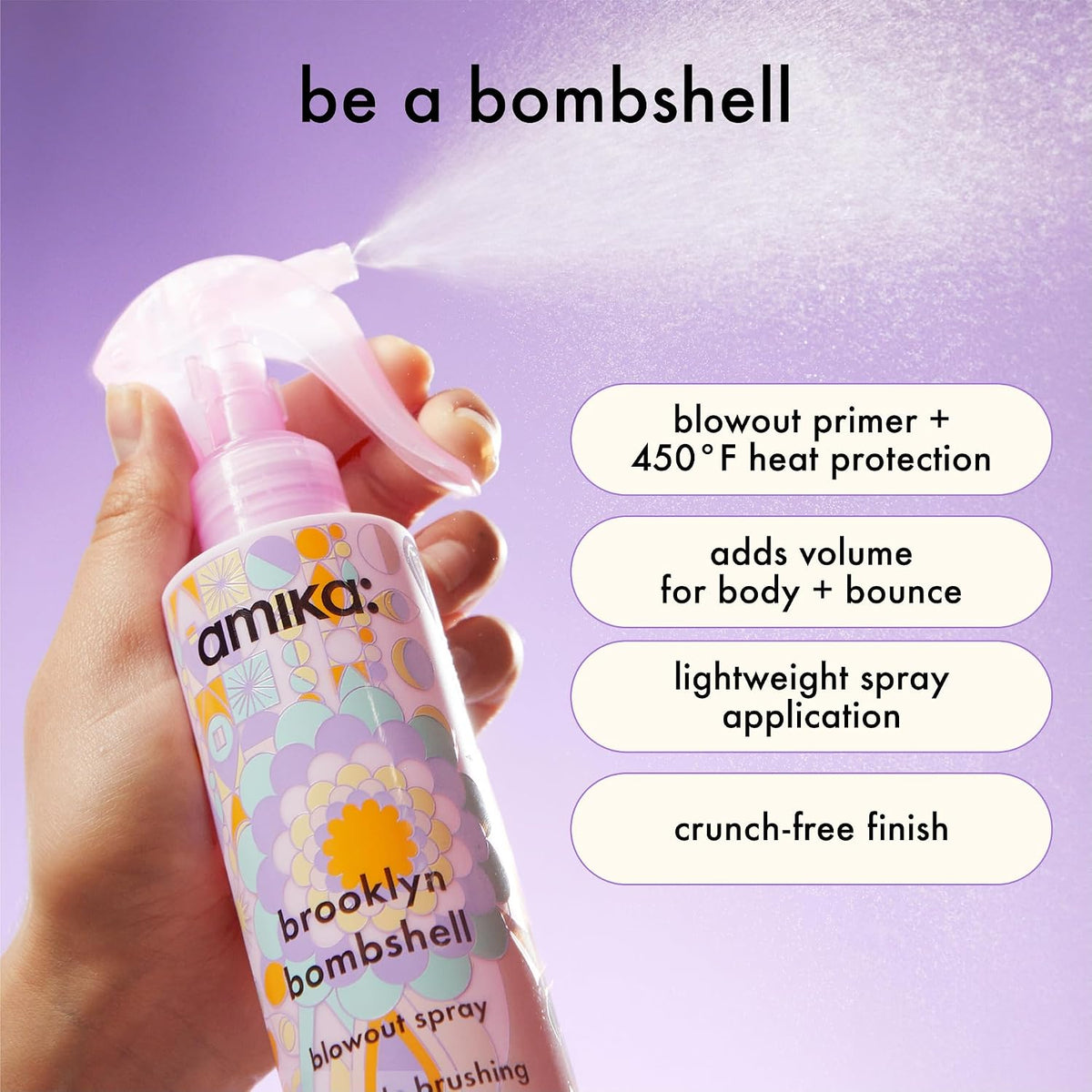 Amika Brooklyn Bombshell Blowout Volume Spray 200ml