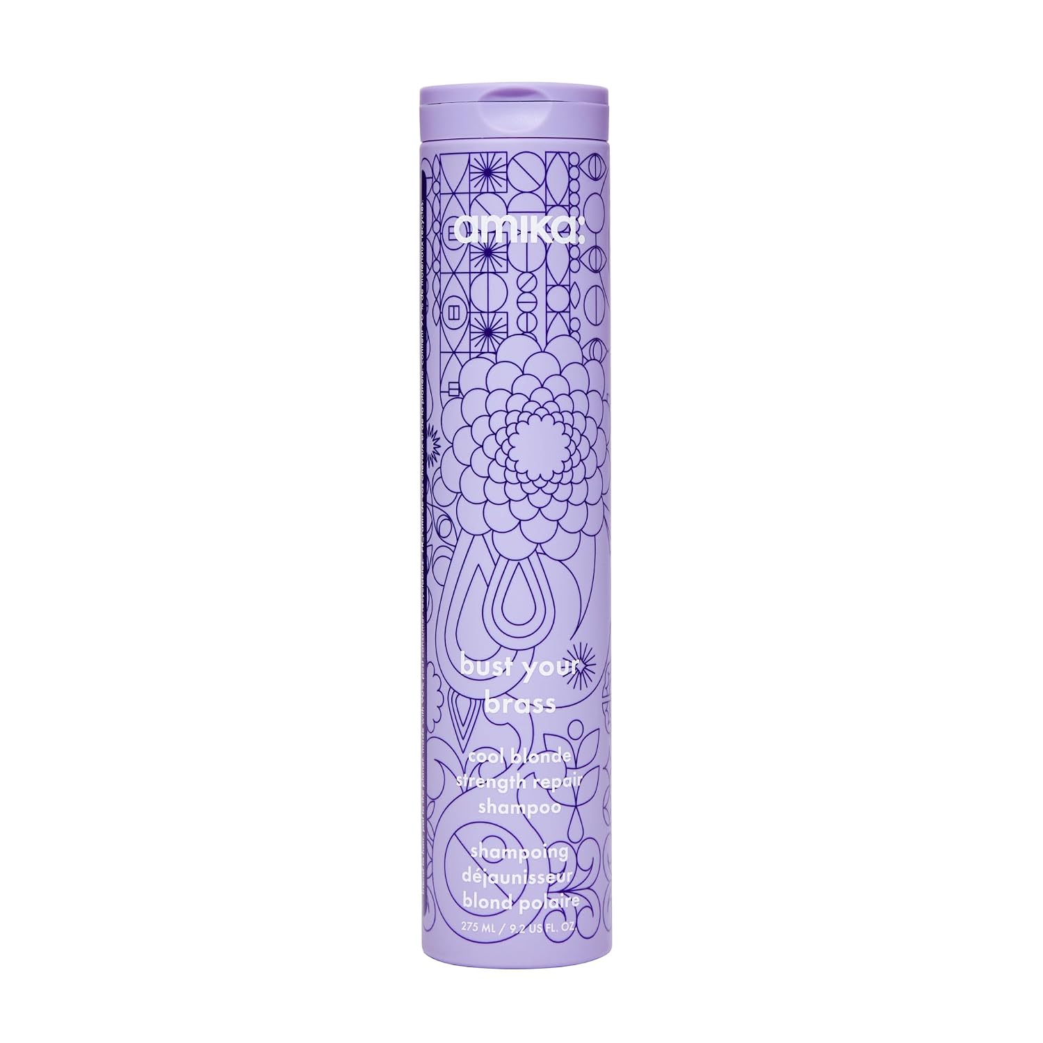 Amika Bust Your Brass Cool Blonde Repair Shampoo 275ml