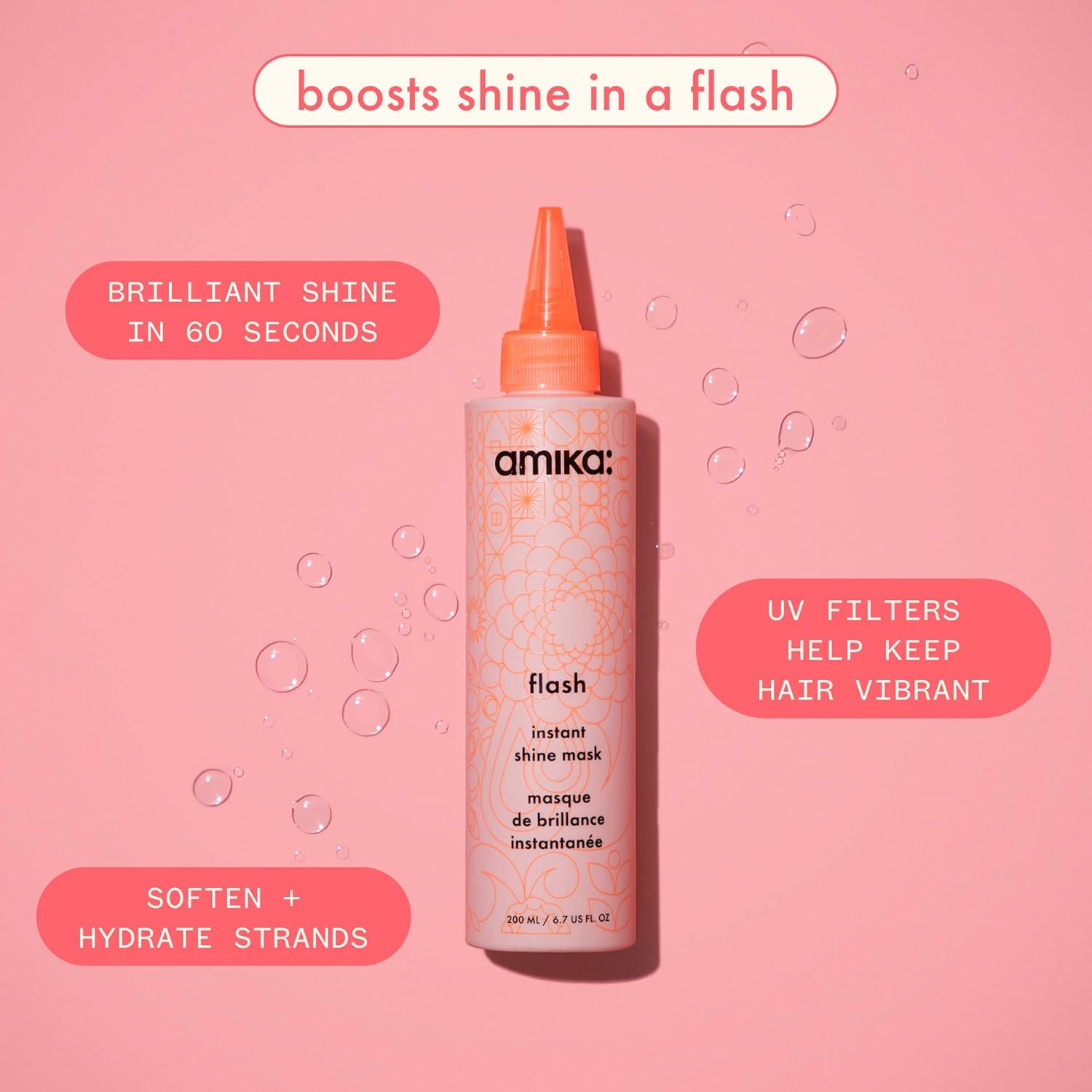 Amika Flash Instant Shine Mask 6oz