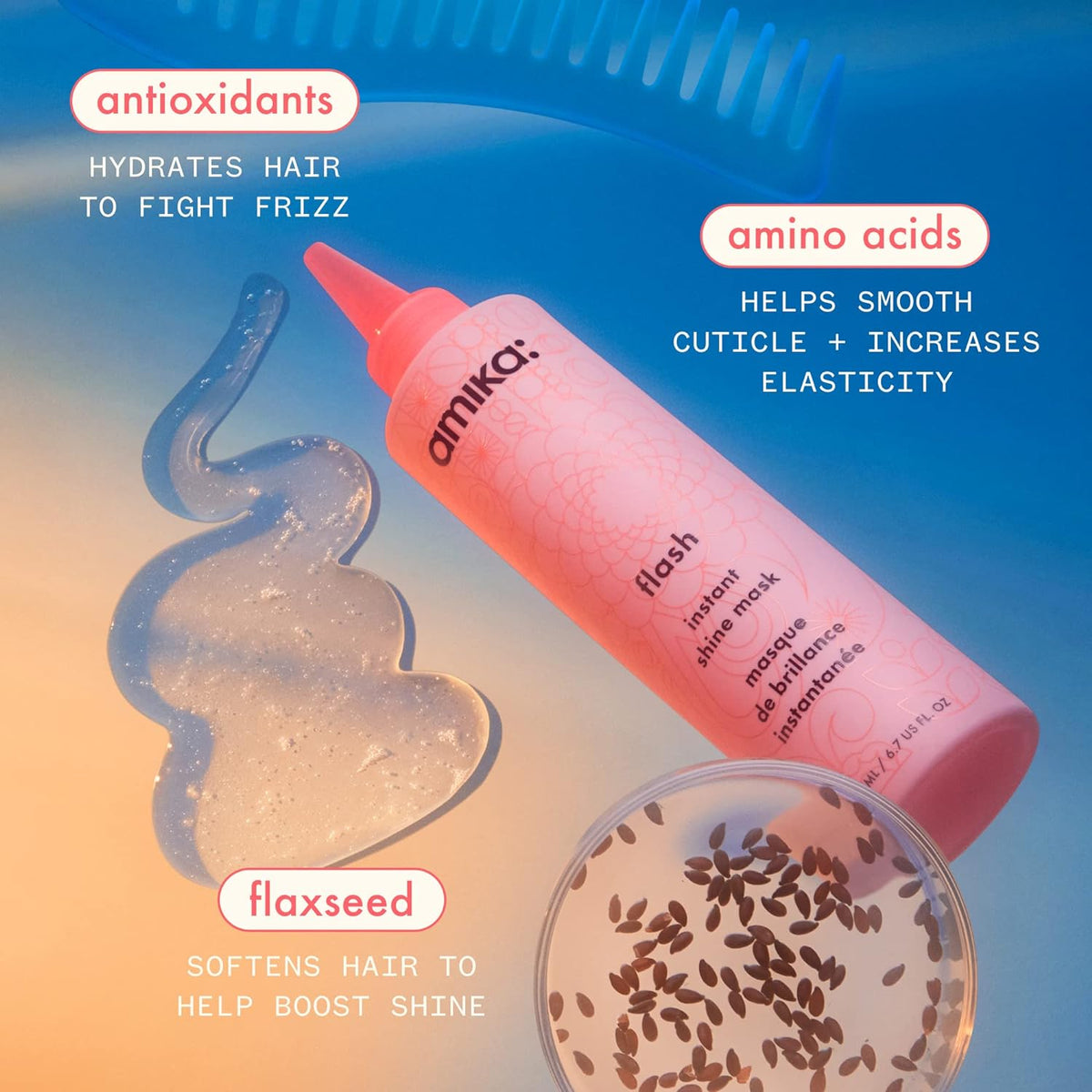 Amika Flash Instant Shine Mask 6oz