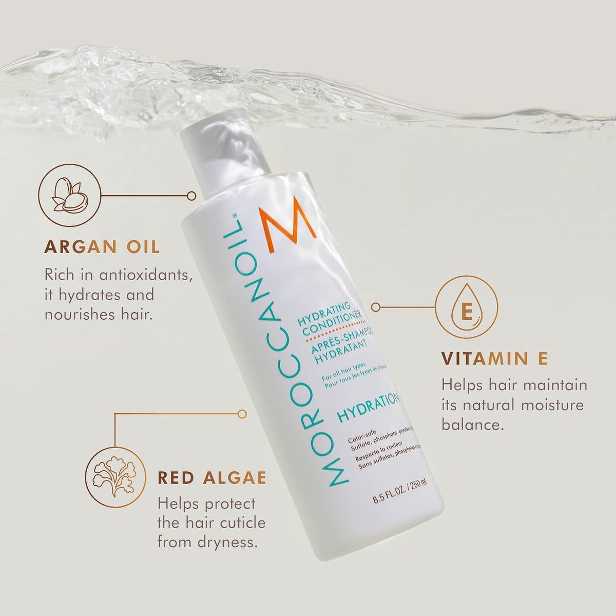 Moroccanoil Hydrate Shampoo and Conditioner Liter Bundle