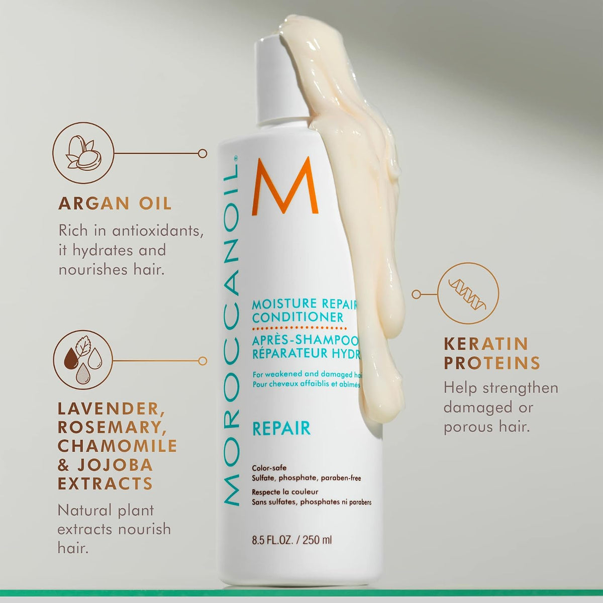 Moroccanoil Moisture Repair Shampoo and Conditioner Liter Bundle