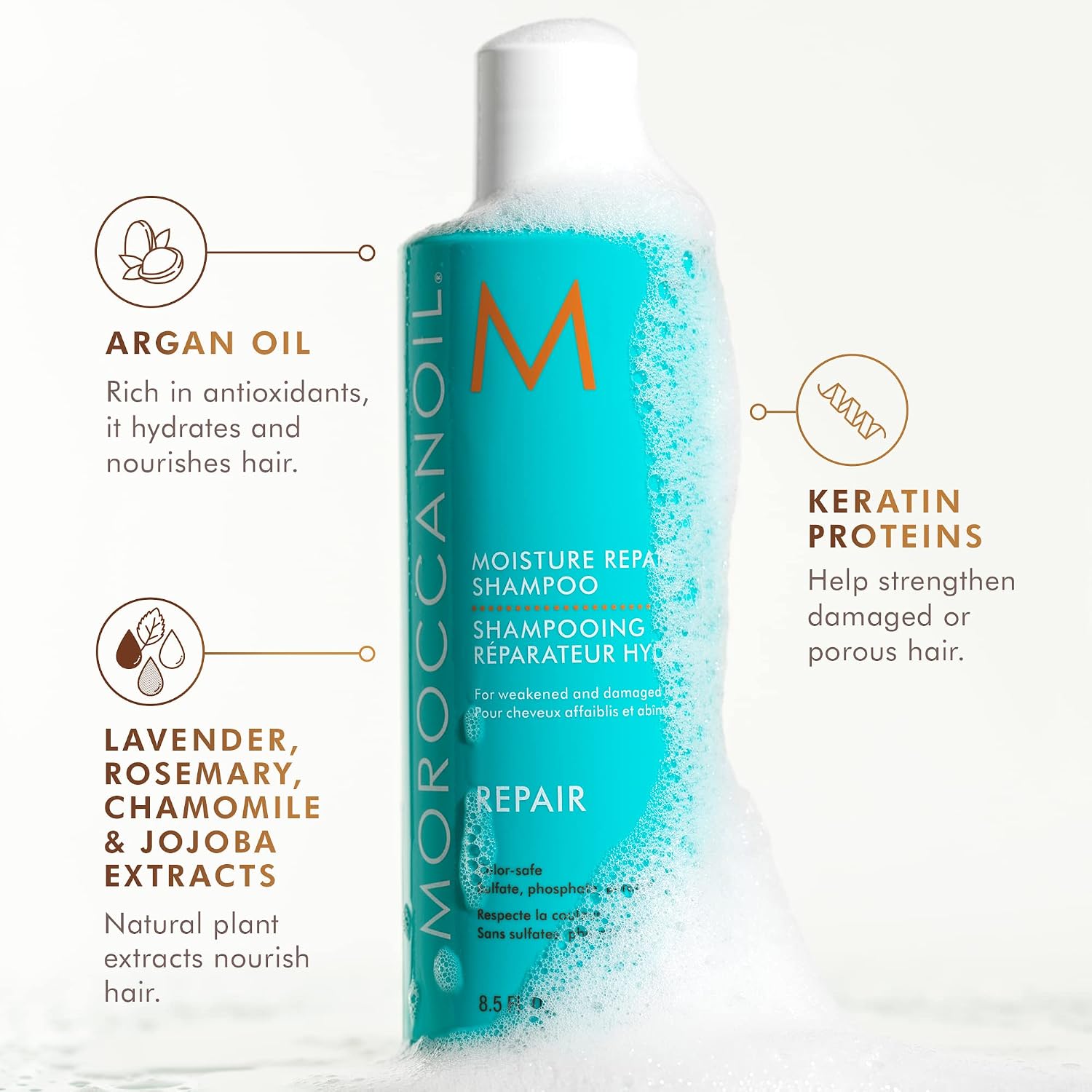 Moroccanoil Moisture Repair Shampoo and Conditioner Liter Bundle