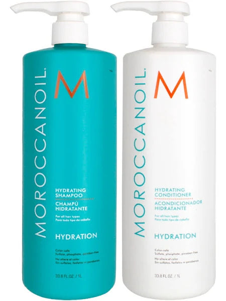 Moroccanoil Moisture Repair Shampoo and Conditioner Liter Bundle
