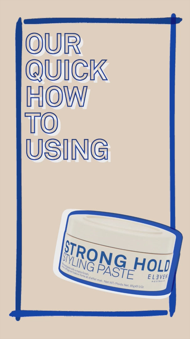 Load video: ELEVEN Strong Hold Styling Paste